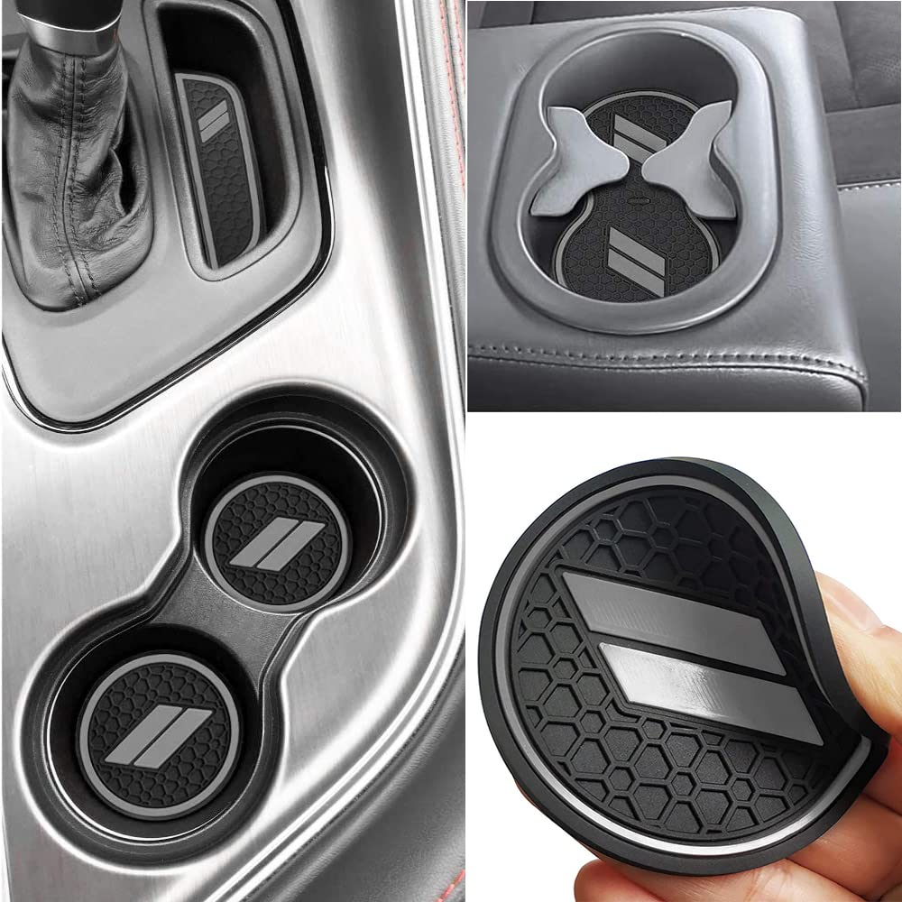 Auprite Rutschfeste Anti-Staub-Matten für Dodge Challenger 2015 2016 2017 2018 2019 2020 2021 2022 2