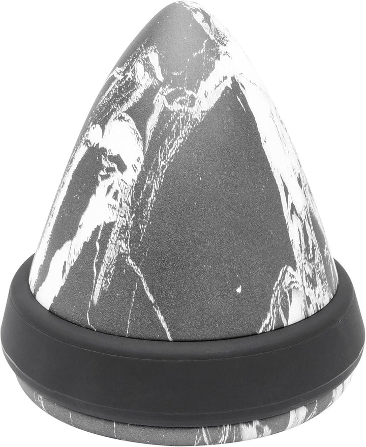 WAGNER Bodentürstopper MARMOR CONE BIG - Durchmesser Ø 115 x 120 mm, aus Beton in Marmoroptik, Schut