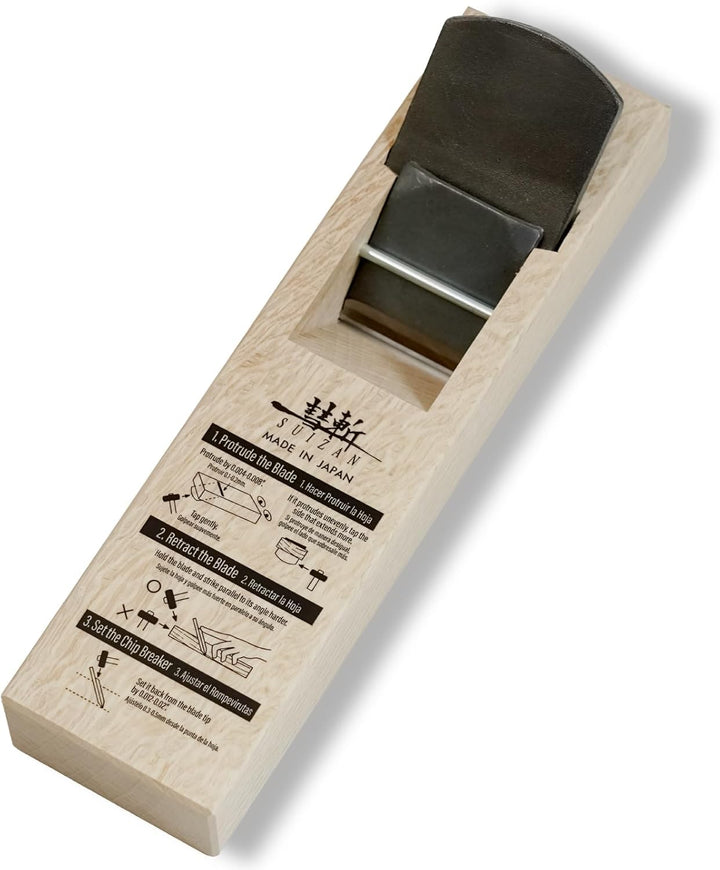 SUIZAN Japanisch Handhobel Kanna 50mm Hand Plane Holzhobel Blockhobel für Holzwerkzeuge, 50mm