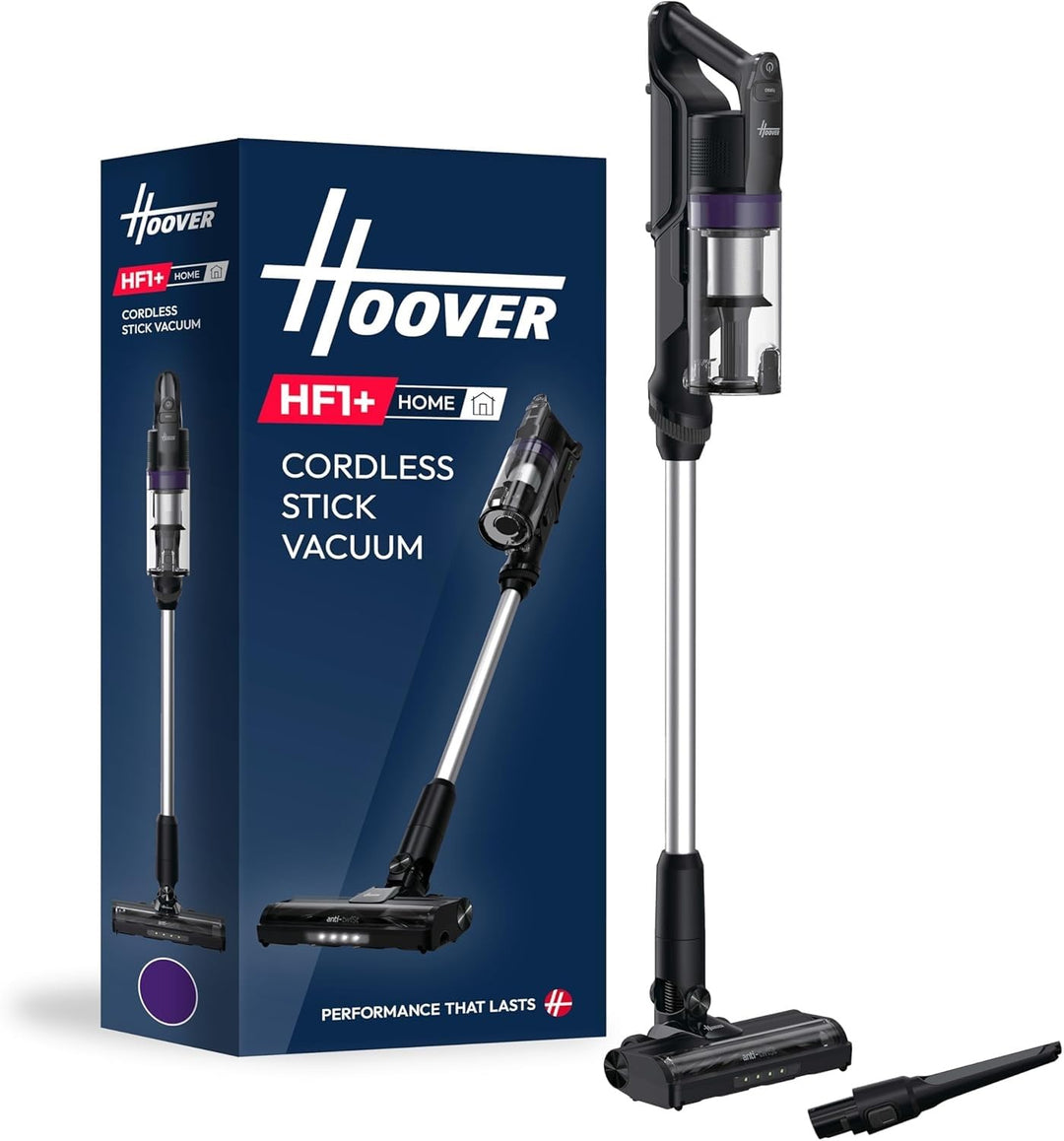 Hoover HF1 Plus Akku Staubsauger mit Anti-Haarverwicklung, Parkfunktion, Staubsauger kabellos mit XL