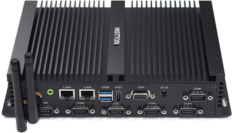 HISTTON Mini PC Mini Desktop PC Core i5-4200U, 8GB RAM 128GB SSD, Dual LAN, BT4.0, Industrieller Min