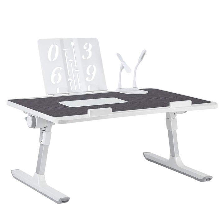 OHMG Lap Desks Computertisch aus Bambus, verstellbar, faltbar, tragbar, für Computer für Bett oder S
