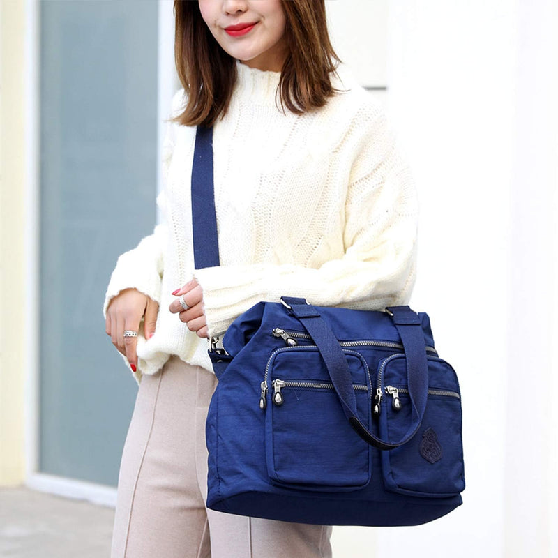 Outreo Handtasche Design Handtasche Damen Messenger Bag Umhängetasche Mädchen Messenger Bag Sporttas