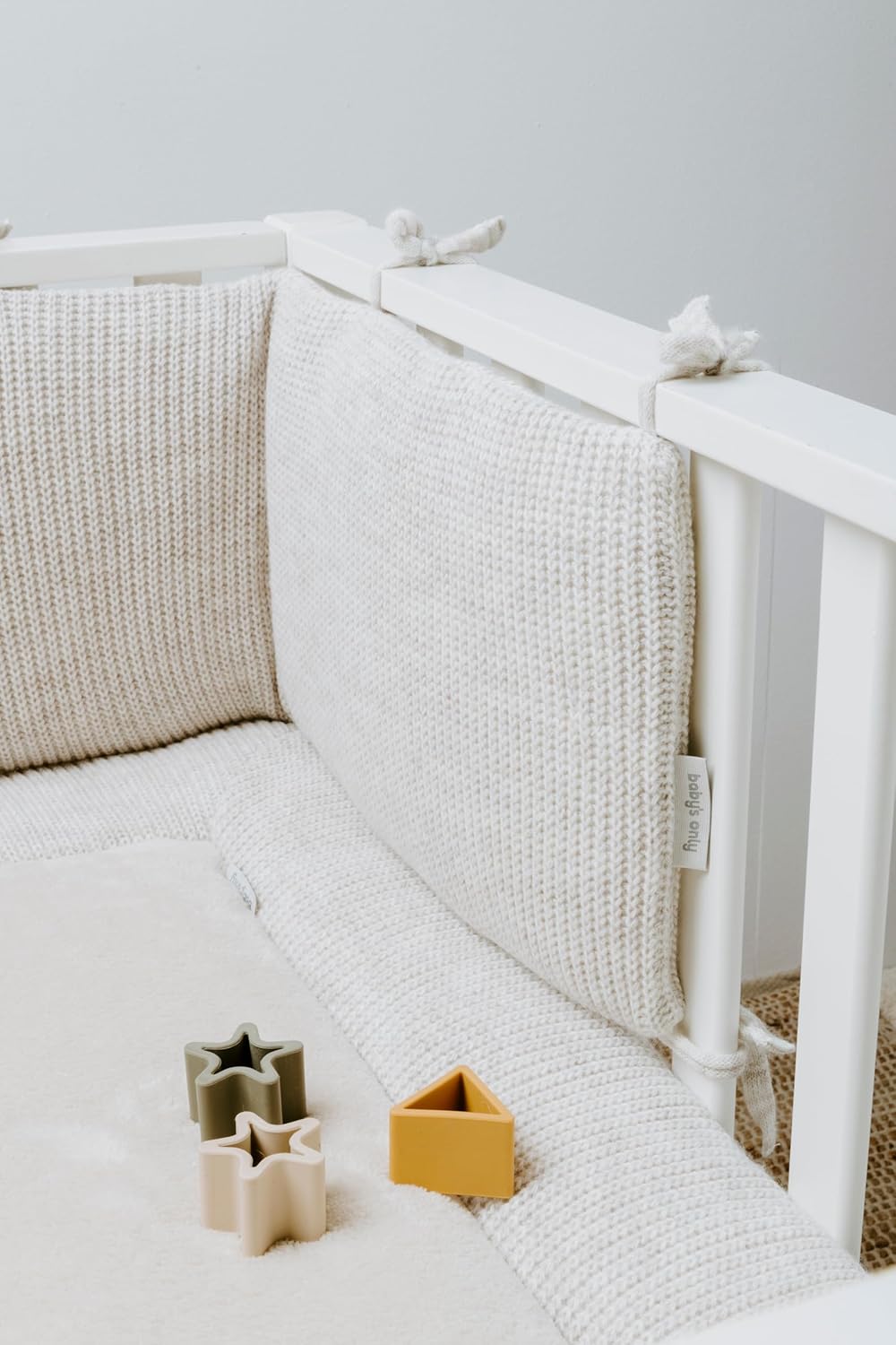 Baby's Only - Laufgittereinlage Hope - Gestrickte Krabbeldecke für Baby - Quadratischer laufstallein