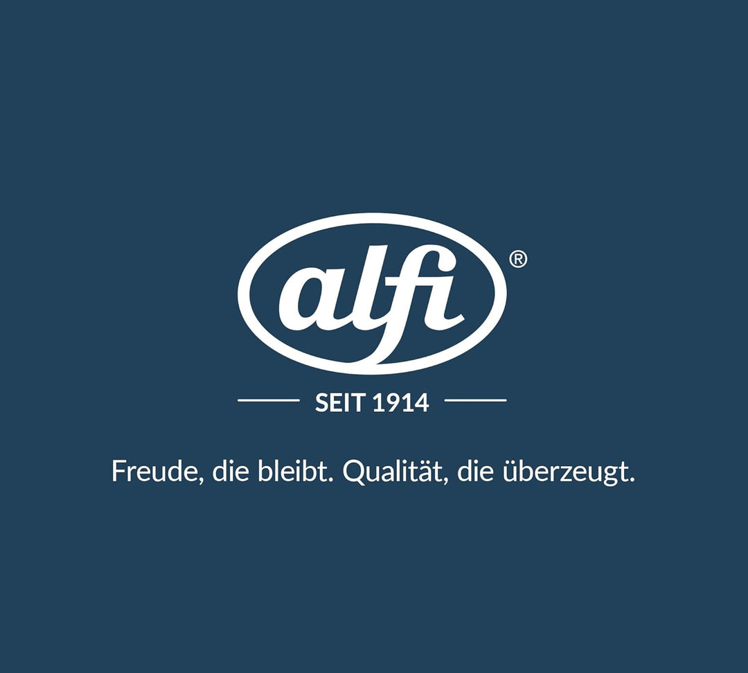 alfi KUGEL 0,94l, dark blue mat, Kunststoff-Isolierkanne mit hygienischem Hartglaseinsatz, Drehversc