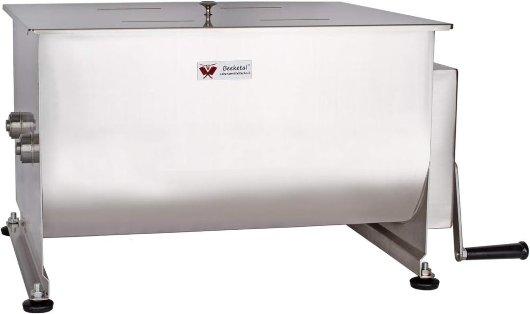 Beeketal 'FMD60' Gastro Marinator Vermenger aus Edelstahl mit ca. 60 Liter Volumen, 2 Butterfly-Misc