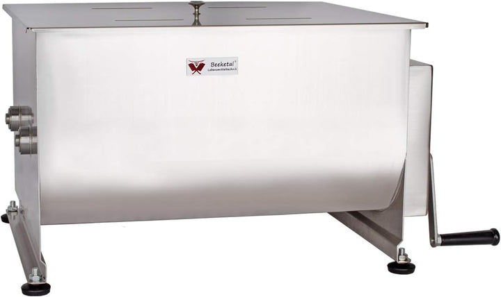 Beeketal 'FMD60' Gastro Marinator Vermenger aus Edelstahl mit ca. 60 Liter Volumen, 2 Butterfly-Misc