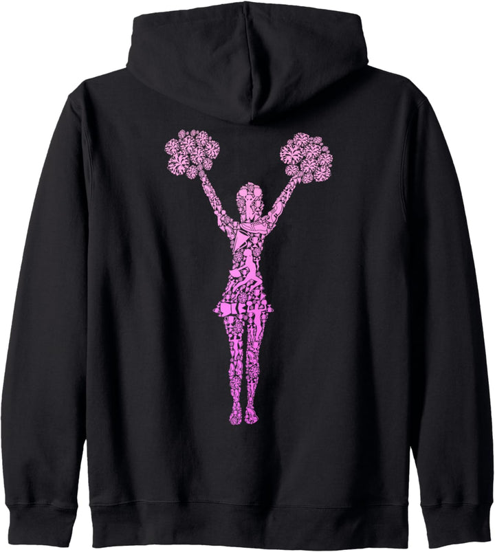 Cheerleader Cheerleading Mädchen Cheer Kapuzenjacke
