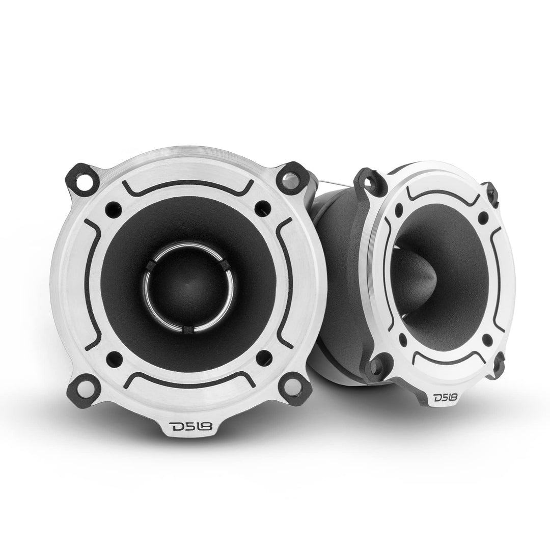 DS18 Car Audio Tweeter 1" Inch 300w Watt Dash Door Super Bullet PRO-TW120 Single silber PRO-TW120 Pa