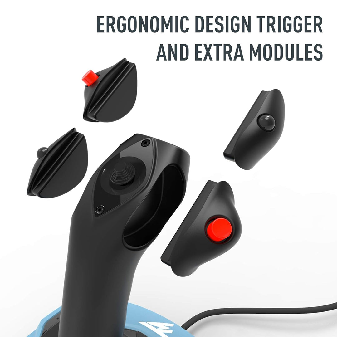 Thrustmaster TCA Captain Pack Airbus Edition - Pack bestehend aus Sidestick / Throttle / Throttle Ad