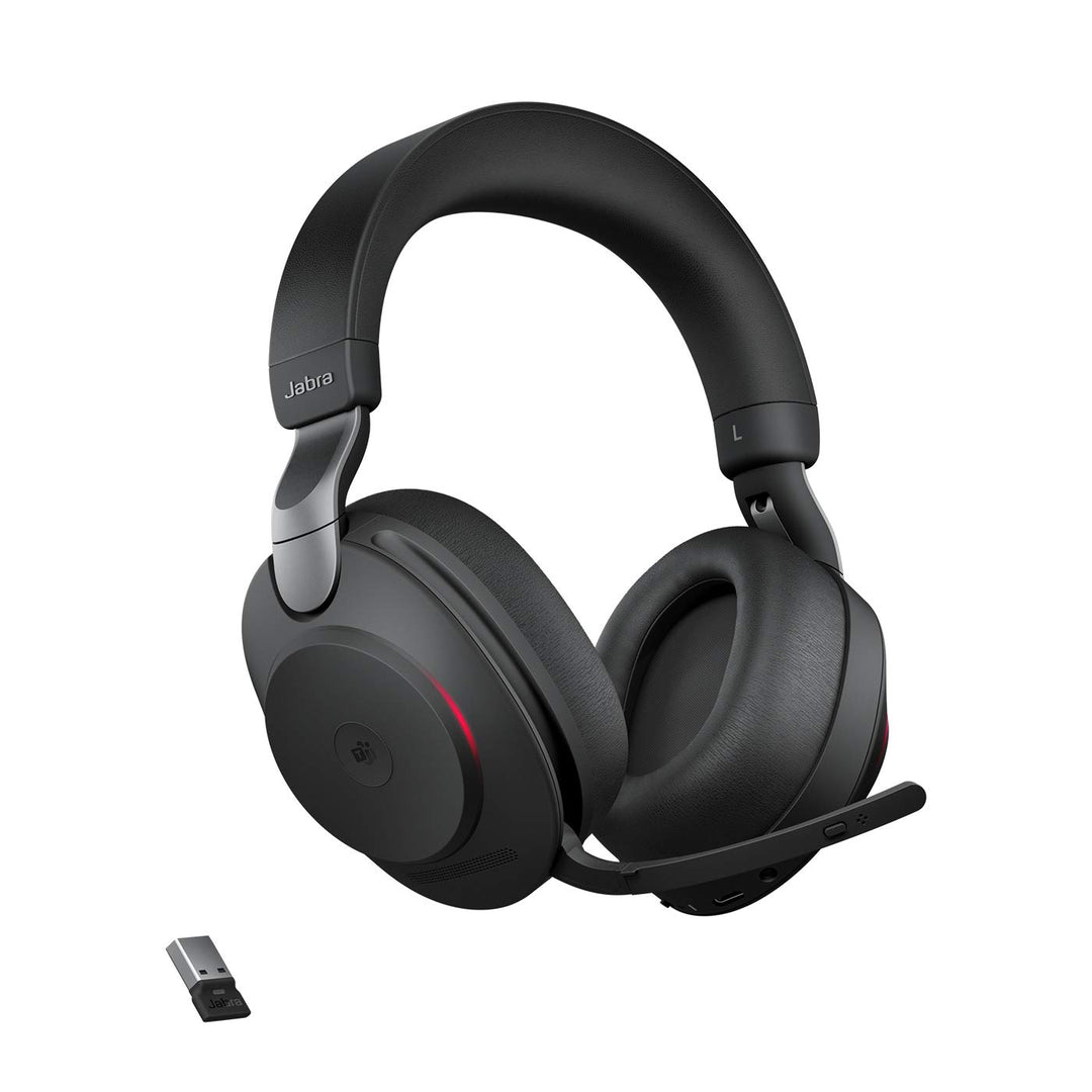 Jabra Evolve2 85 Wireless PC Headset mit mikrofon – Noise Cancelling Microsoft Teams Zertifizierte S