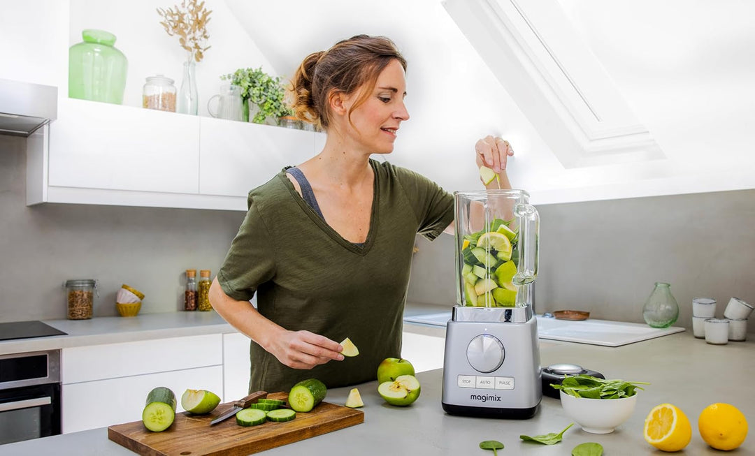 magimix Blender - Power 5 XL - Standmixer mit 1500W Motor, 2L Nutzkapazität, Glas-Krug aus Borosilik
