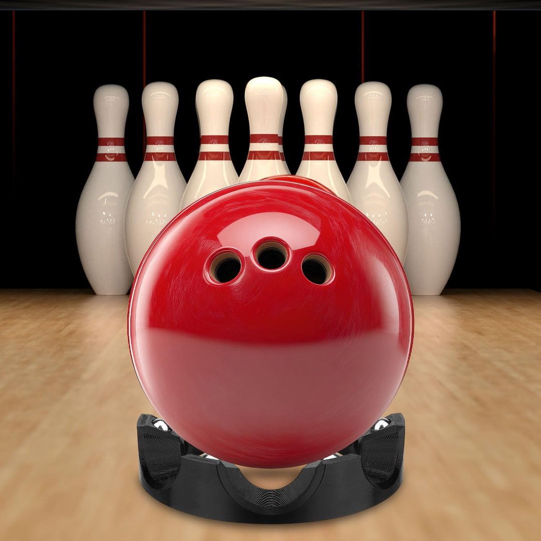 Bowlingkugel Halter, Robuster Bowlingkugel-Becherhalter mit 360°Drehfunktion Bowling Polish Spinner