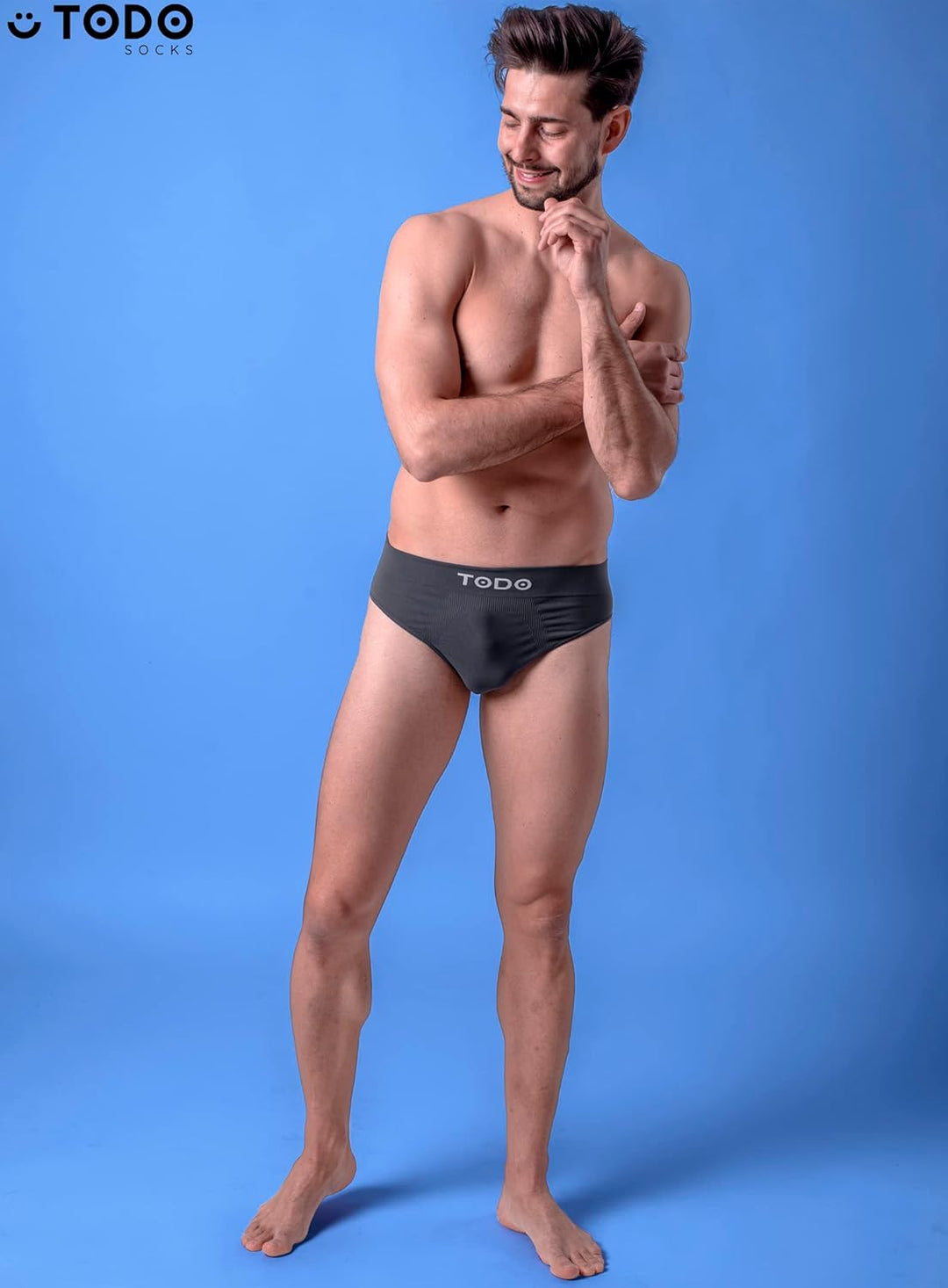 TODO Elastisch Sport Herren Slip (3er Pack) Atmungsaktiv Sportunterwäsche, Unterhosen Männer Slip oh