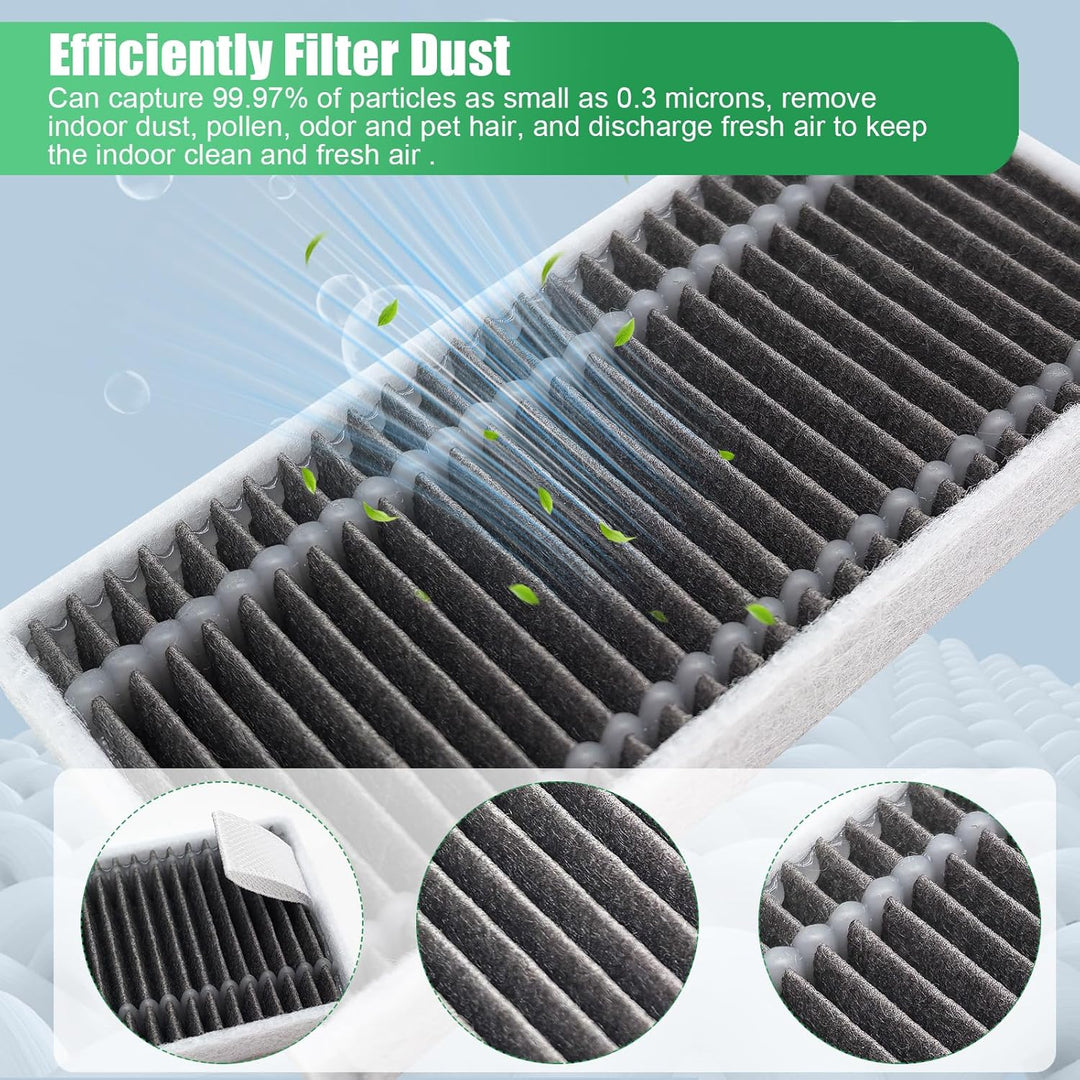Zubehör Set für ECOVACS DEEBOT T80 Omni/ X8 Pro Omni / X8 Omni Staubsauger Ersatzteil, 2 Hauptbürste
