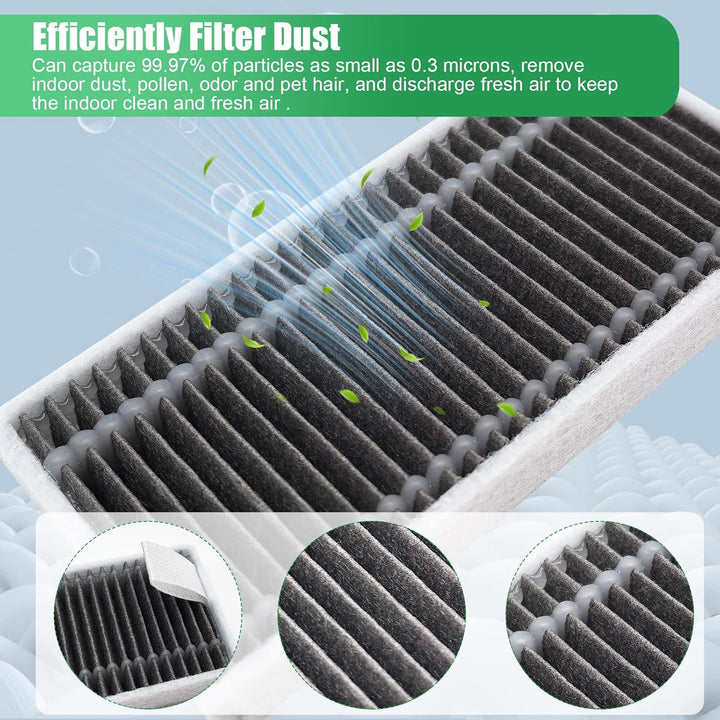 Zubehör Set für ECOVACS DEEBOT T80 Omni/ X8 Pro Omni / X8 Omni Staubsauger Ersatzteil, 2 Hauptbürste