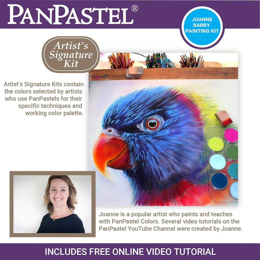 PanPastel General Painting Set with Joanne Barby 20 Colors + Palette & Tools (30251)