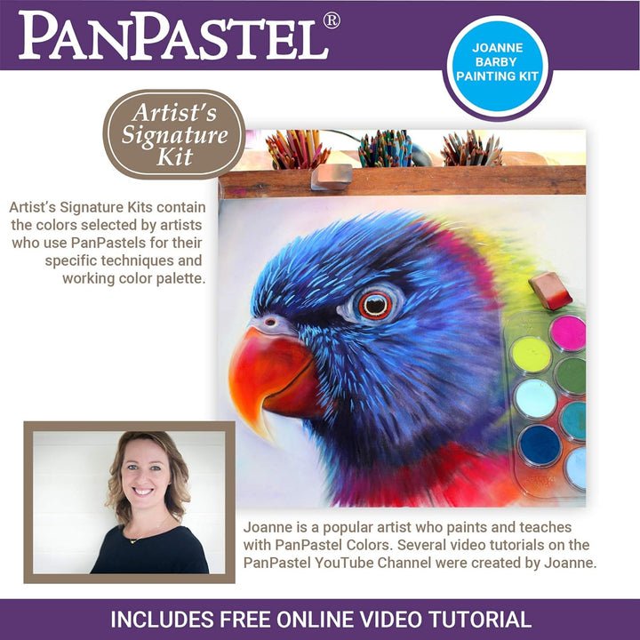 PanPastel General Painting Set with Joanne Barby 20 Colors + Palette & Tools (30251)