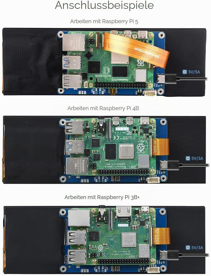 Waveshare 7.9inch IPS Control Panel with Capacitive Touch Panel Compatible with Raspberry Pi 4B/3B+/