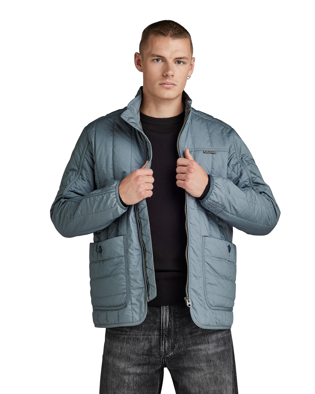 G-STAR RAW Herren Liner Overshirts M Grau (Axis D23659-4481-5781), M Grau (Axis D23659-4481-5781)