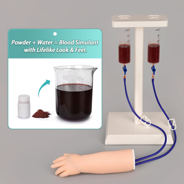 MedEduQuest Pädiatrie-IV- und Phlebotomie-Übungshandset Pediatrischer IV-Arm, Pediatrischer IV-Arm