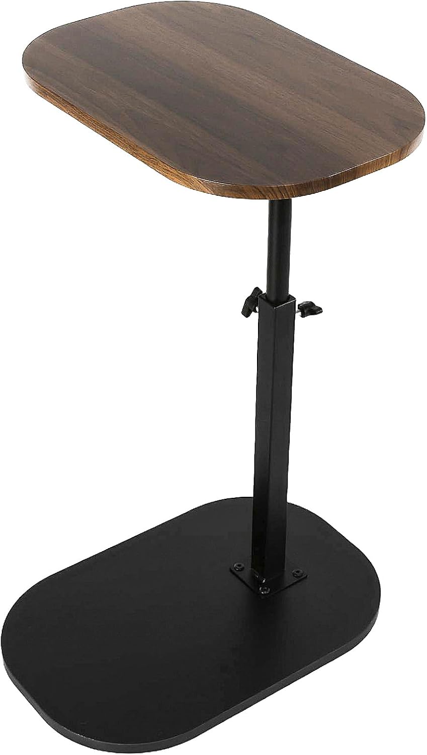 XUDREZ Verstellbarer C-förmiger Beistelltisch, 360° drehbarer Beistelltisch, Wohnzimmer-Sofatisch, m