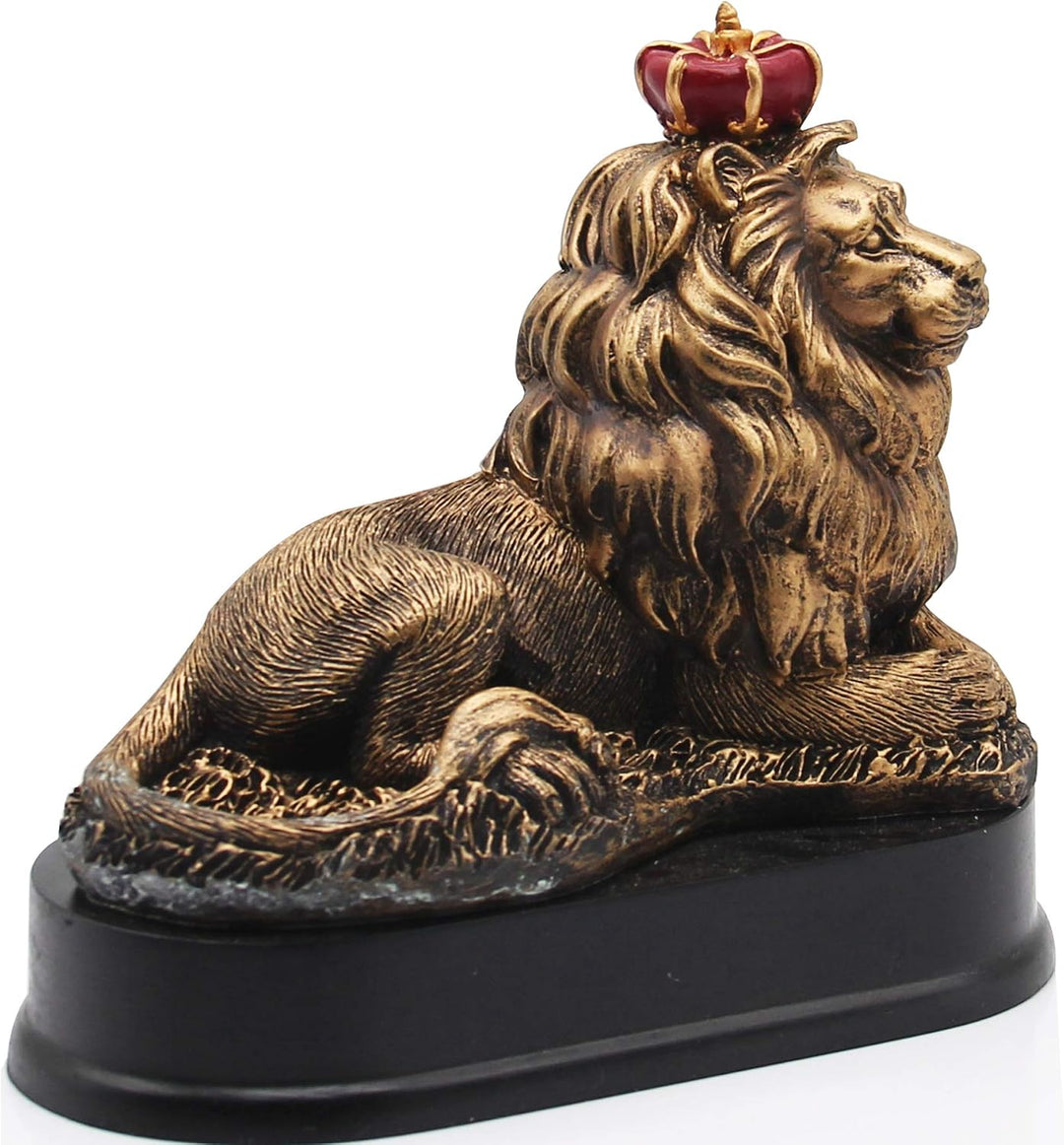H&amp;W König der Löwen, Statue, 12,7 cm H Büro-Schreibtisch-Dekoration, nordischer Stil, Dekoration für
