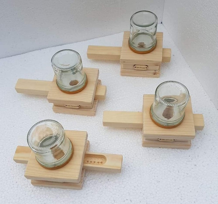 TOP- 10x Bausatz für Bonbonspender aus Holz- Kaugummiautomat- Bastelset für Kindergeburtstag- kreati