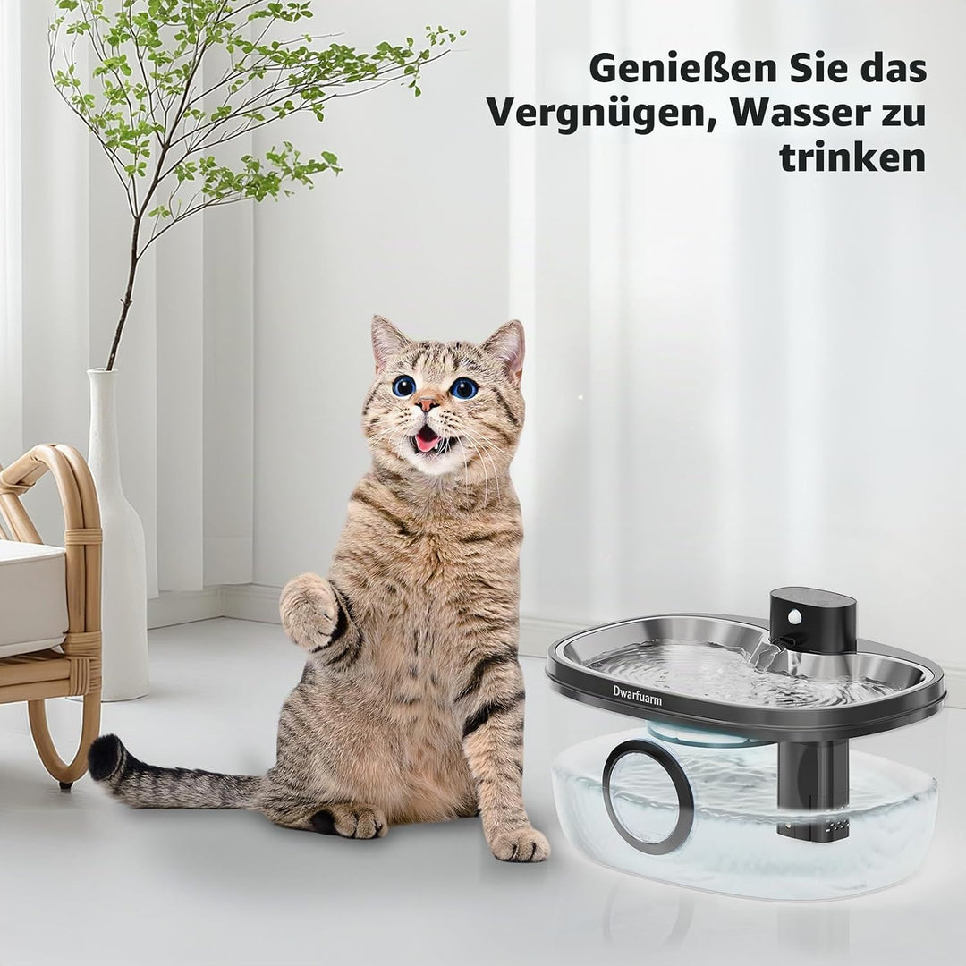 W09S Filter, 6 Stück für Trinkbrunnen für Katzen und Hunde | Rund, 0.8×11×11 cm, Enthält 6 Stück Pum
