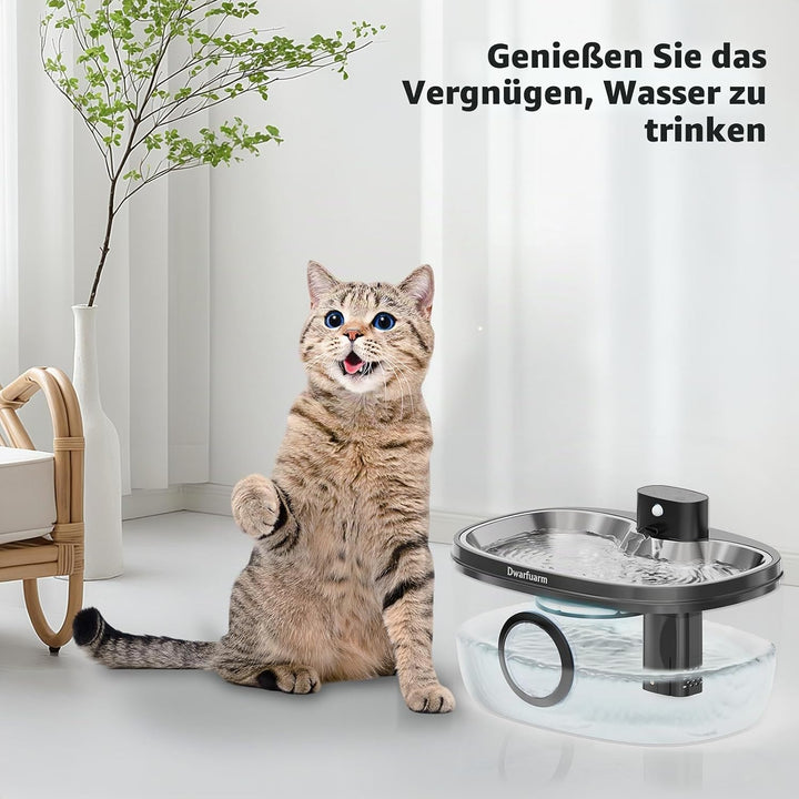 W09S Filter, 6 Stück für Trinkbrunnen für Katzen und Hunde | Rund, 0.8×11×11 cm, Enthält 6 Stück Pum