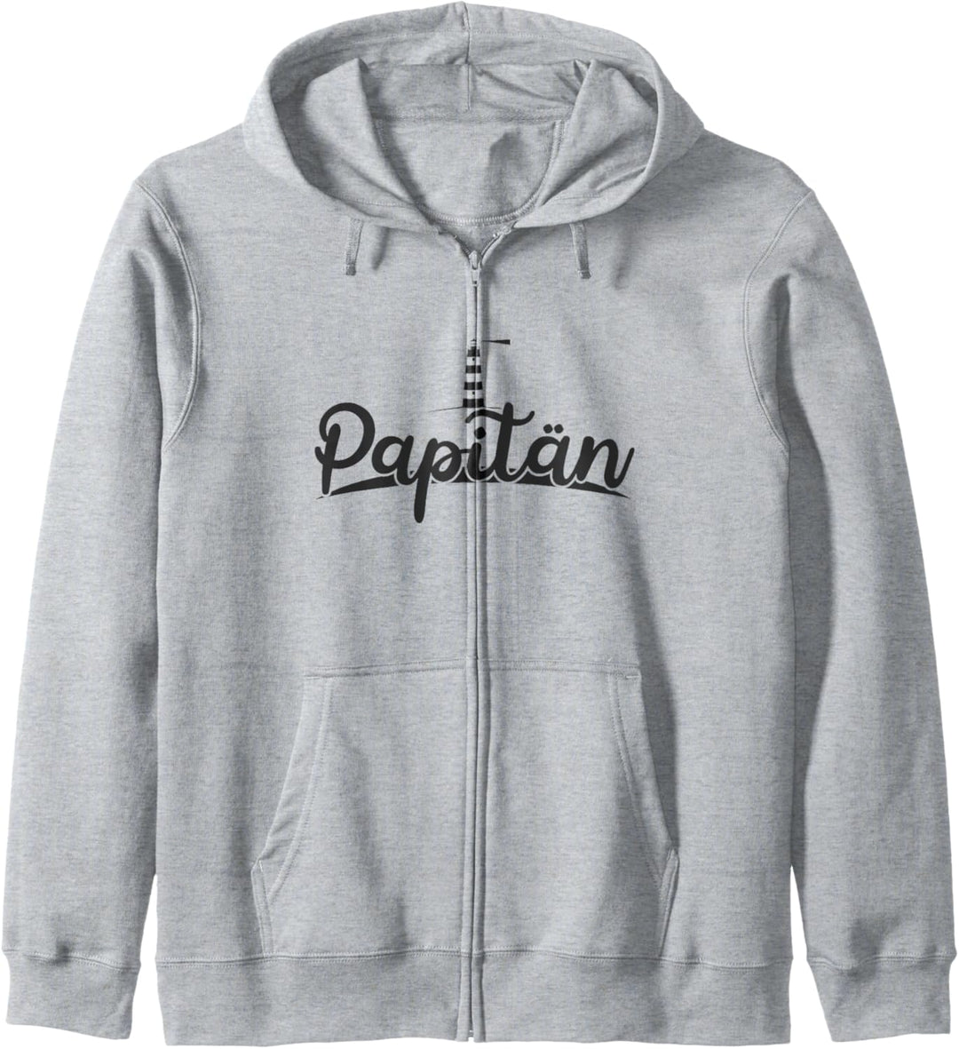 Papitän | Papa und Kapitän Lustiges Leuchturm Vatertag Kapuzenjacke