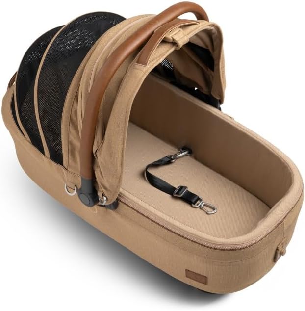 Tavo Maeve Medium Rigid‑Griff Haustier‑Autositz mit ISOFIX‑Bodenplatte, 2 Matratzenauflagen, Geeigne