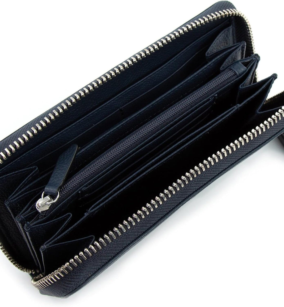 Tamaris Amanda Zip Around Wallet Blue Blue 500 Einheitsgrösse, Blue 500 Einheitsgrösse
