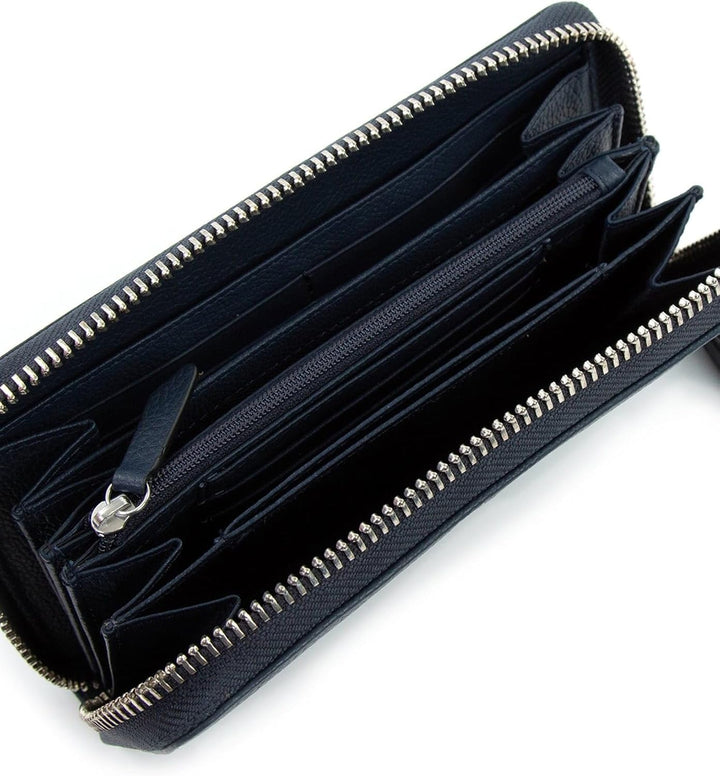 Tamaris Amanda Zip Around Wallet Blue Blue 500 Einheitsgrösse, Blue 500 Einheitsgrösse