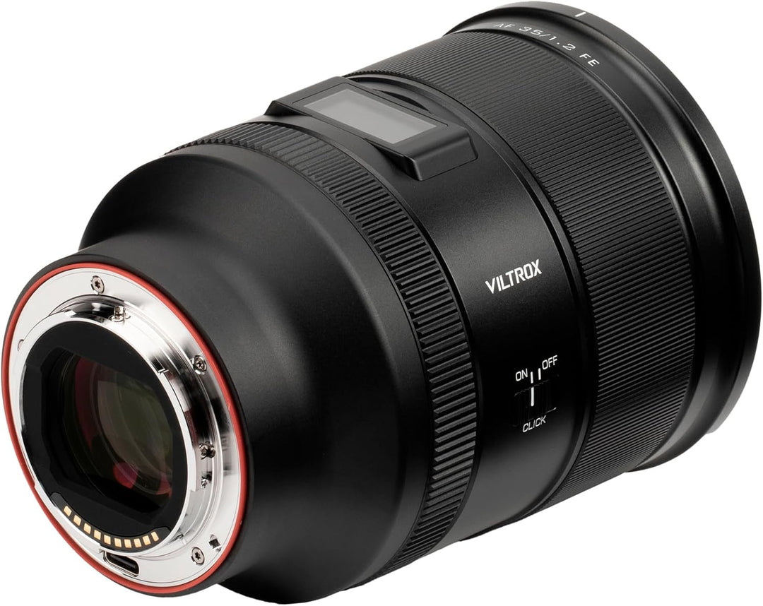 VILTROX 35mm f/1.2 FE, AF 35mm F1.2 LAB FE Objektiv für Sony e Mount, Vollformat F1.2 Prime Objektiv