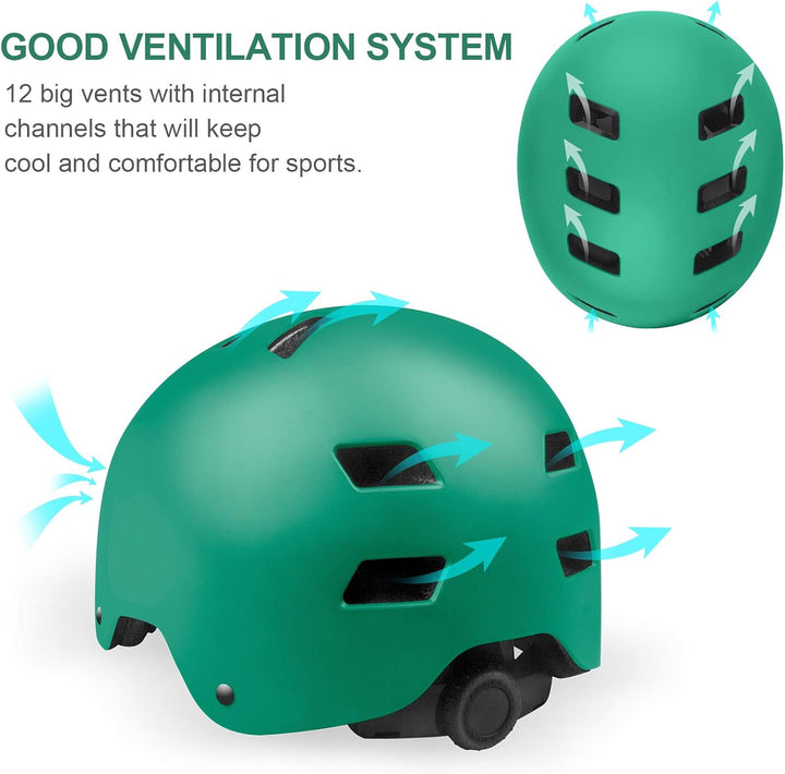 KORIMEFA Kinder Fahrradhelm Kinderhelm Radhelm Sporthelm CE-Zertifizierung für Fahrrad Skateboard Sc