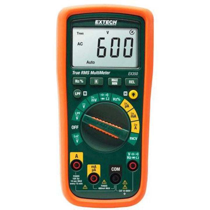 Extech EX350 Professionelles Multimeter mit TRMS und NCV-Detektor