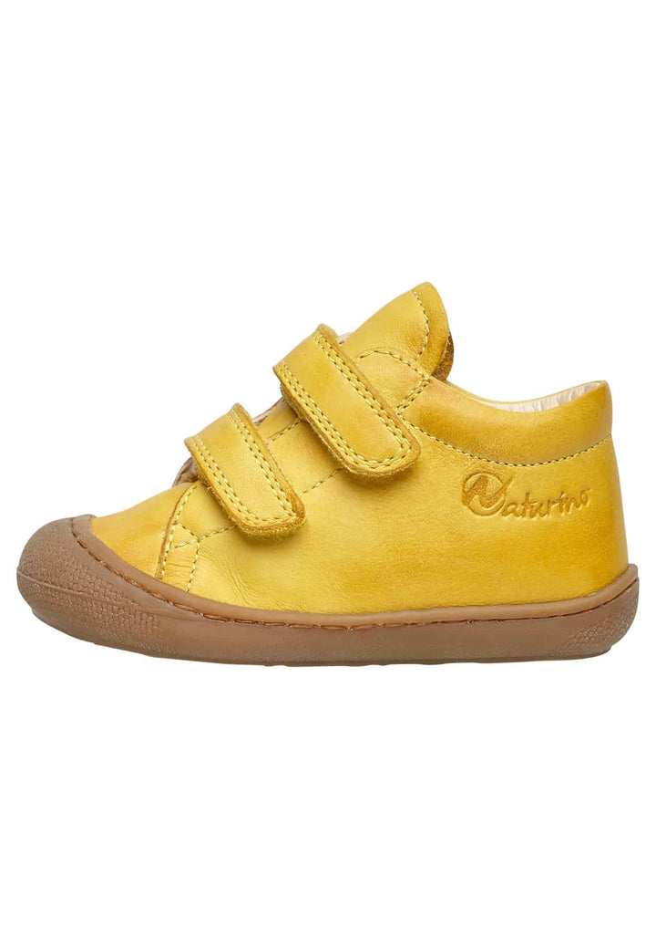 NATURINO Cocoon VL-Lauflernschuhe aus Leder 17 EU Gelb, 17 EU Gelb