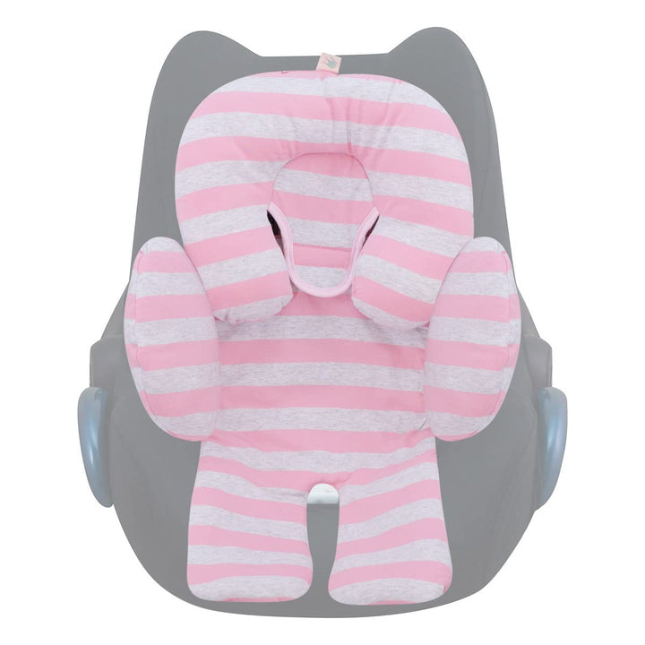 JYOKO Kids Sitzverkleinerer Antiallergikum Universal Baby 100% Baumwolle (Pink Island, Enthält Kopf-