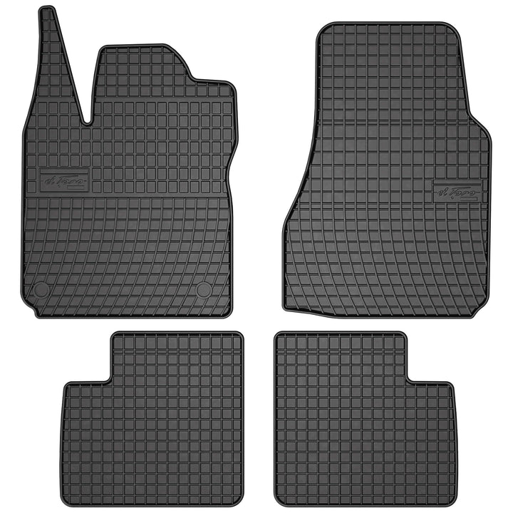 SMK Gummimatten auto fussmatten Satz passend für Renault Twingo II 2007-2014 Erleben Sie einen neuen