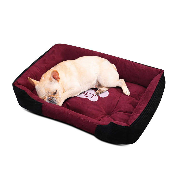 PETCUTE Hundekorb Hundebett Grosse Mittlere Kleine Hunde Waschbar Hundematte Weich Hundeschlafplatz