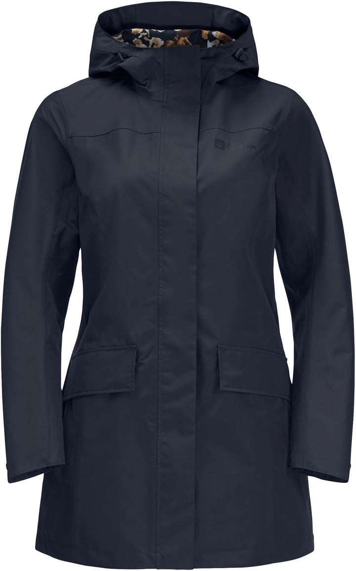 Jack Wolfskin Damen Cape York Paradise Coat W Mantel, night blue