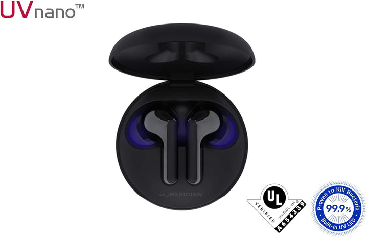 LG TONE Free FN5U Earbuds, UVnano 99.9 Prozent bakterienfrei, Kabellose Bluetooth In-Ear Kopfhörer,