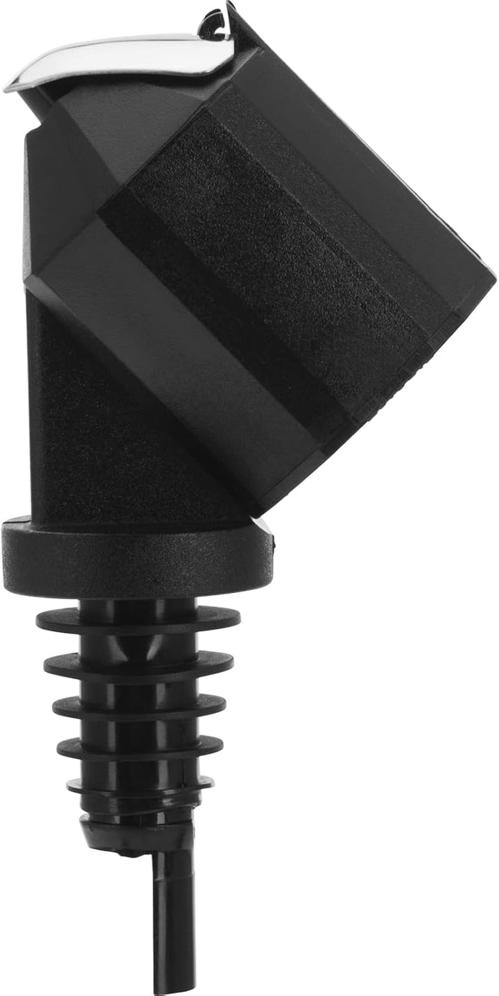 Westmark 1 Massausgiesser, Dosierung pro Ausguss: 4cl, Kunststoff, Bottle Pilot, Schwarz/Silber, 824