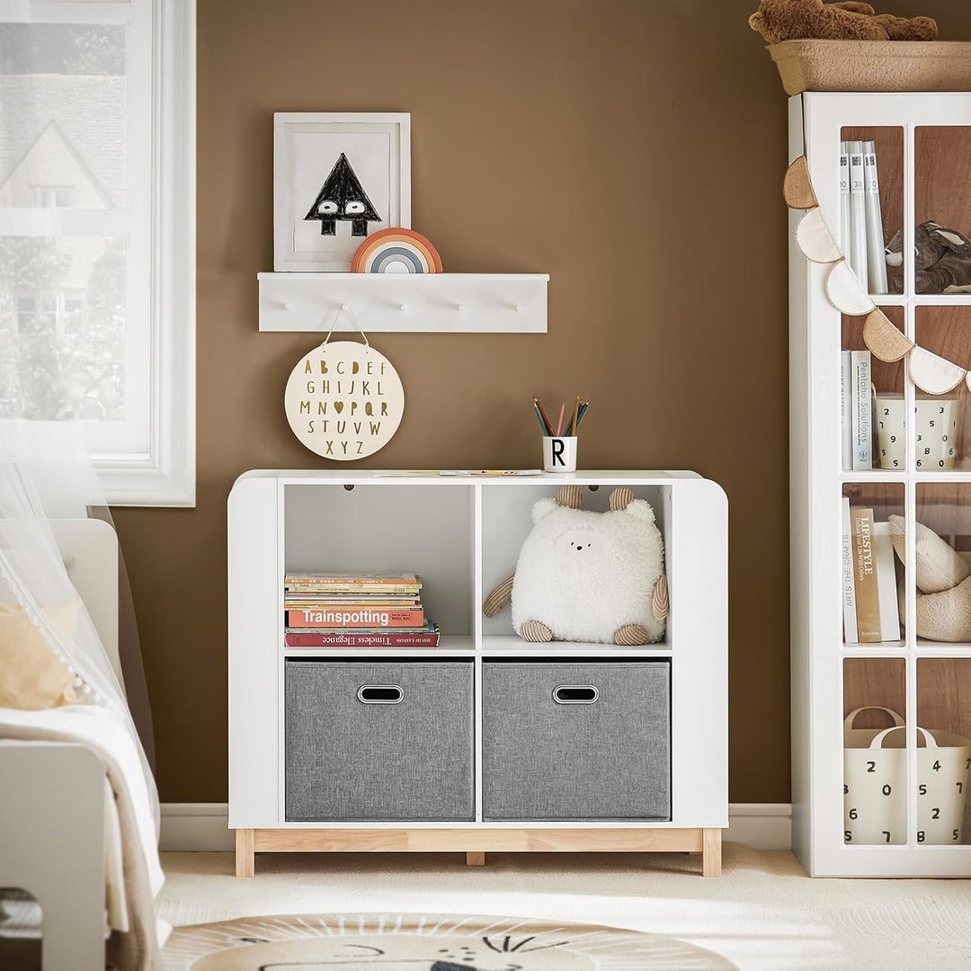 SoBuy KMB85-W Kinderregal Bücherregal Kinderzimmer Regal Aufbewahrungsregal für Kinder Kinderzimmer