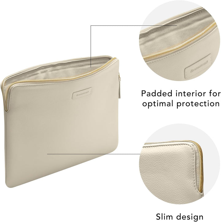 dbramante1928 - Paris+ Laptophülle Leder - MB Pro 13 - Kompatibel für MacBook Pro - (20)/Air(20) - L