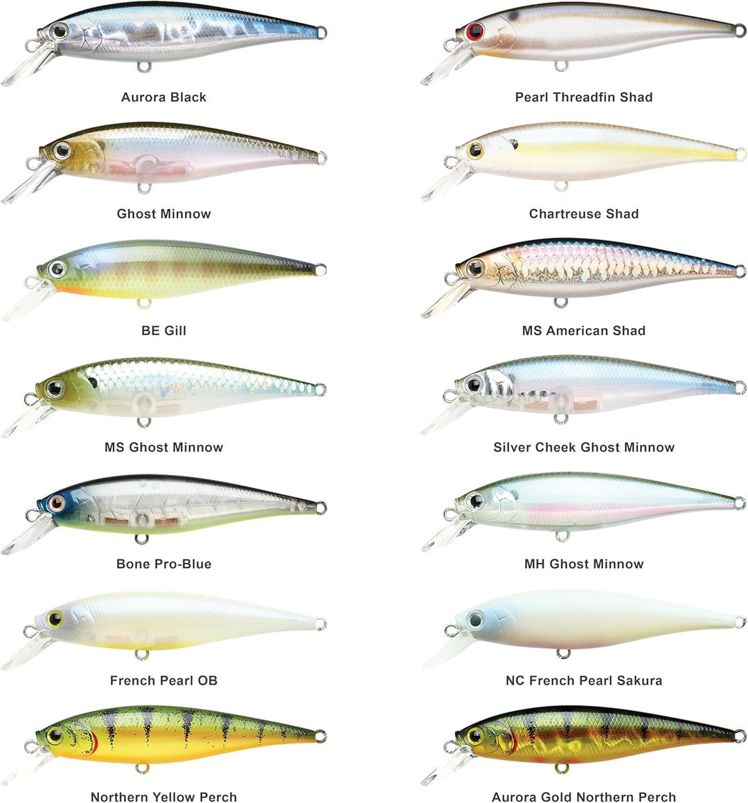 LUCKY CRAFT Pointer 78 Angelköder Jerkbait Chartreuse Shad 3-Inch, Chartreuse Shad 3-Inch