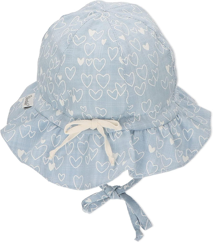 Sterntaler Mädchen Herzis Hut 45 hellblau, 45 hellblau