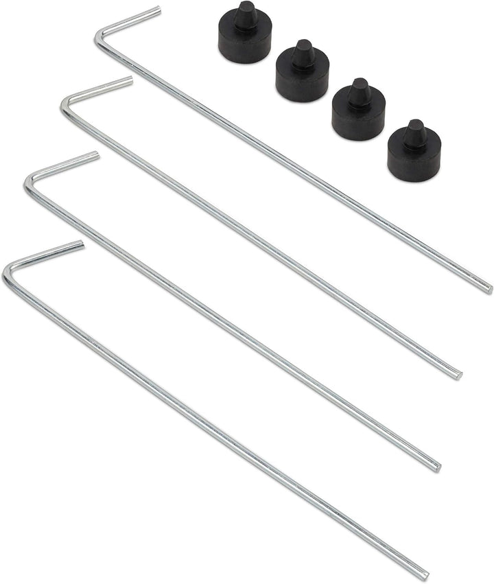Relaxdays Schlauchaufroller, Schlauchtrommel mit Handkurbel, für 60 m Schlauch, Stahl, HxBxT: 41,5 x