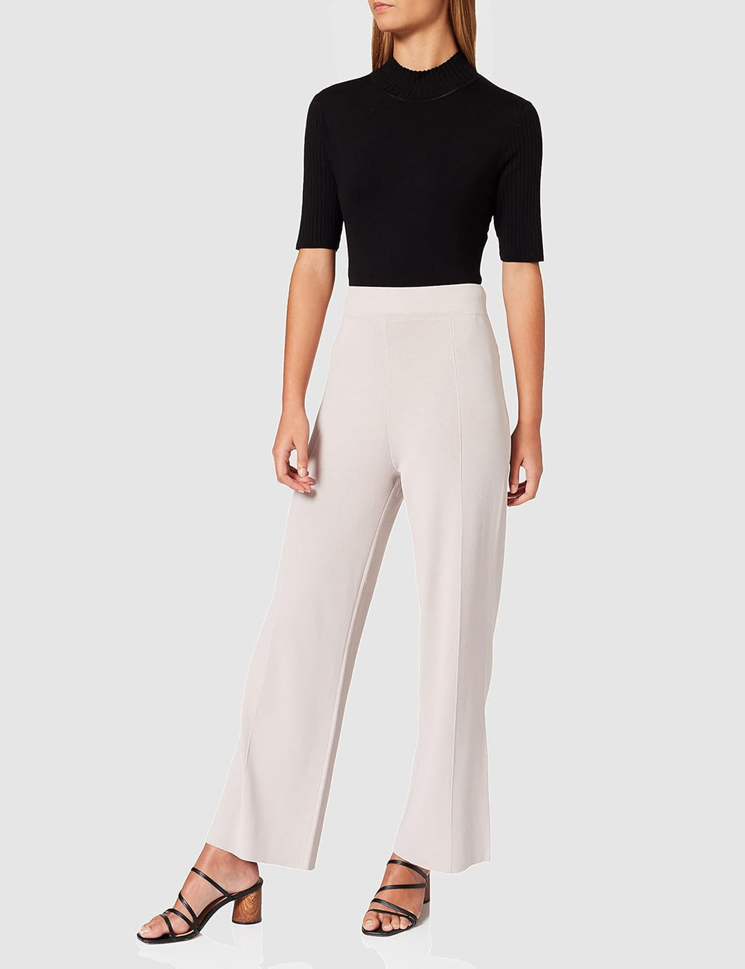 s.Oliver BLACK LABEL Damen Hose 44W Grau, 44W Grau